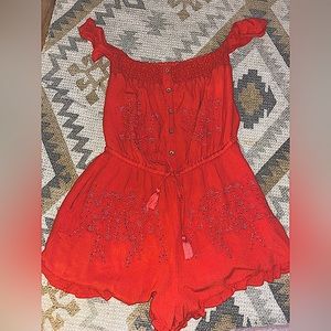 Women’s Ruffled Romper